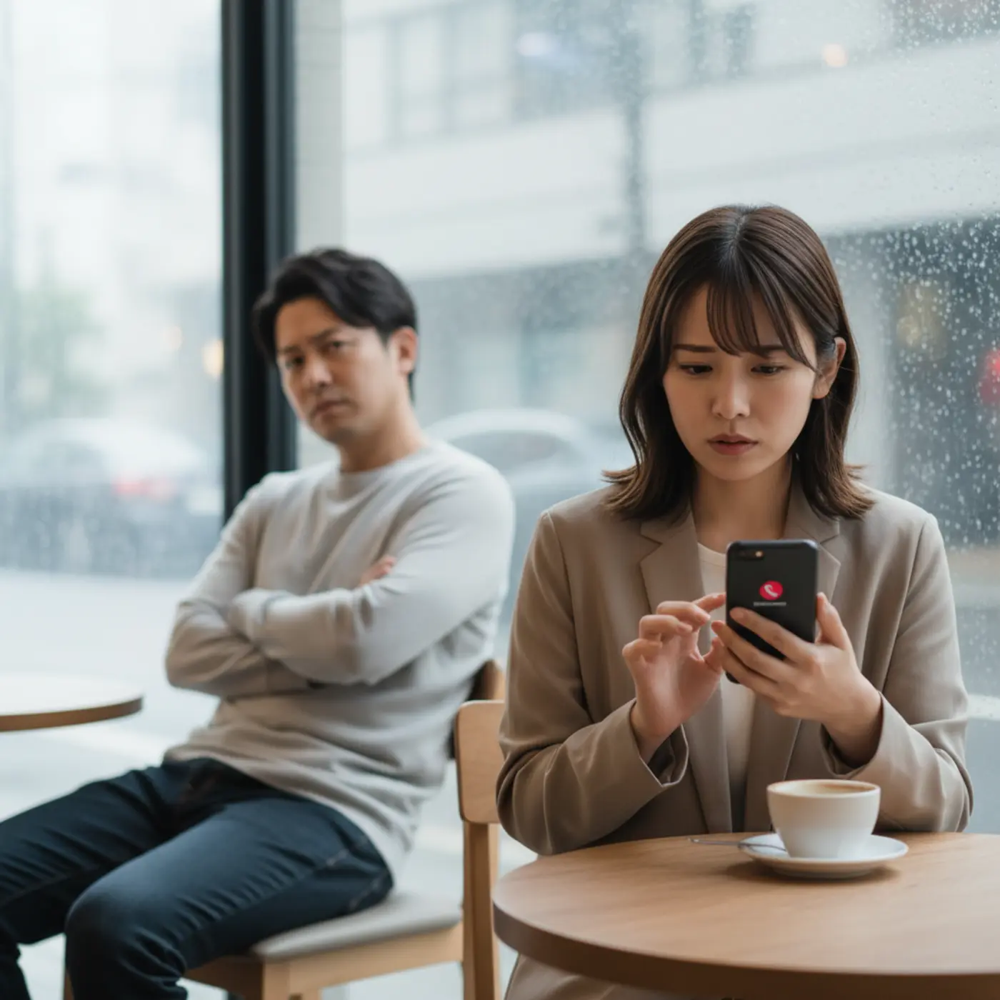 復縁を叶えたい人が陥りがちなNG行動とリスクを解説するイメージ。非通知着信に焦って連絡を取り、相手に「重い」と感じさせてしまう失敗例など、復縁の可能性を潰さないために注意すべきポイントを示しています。