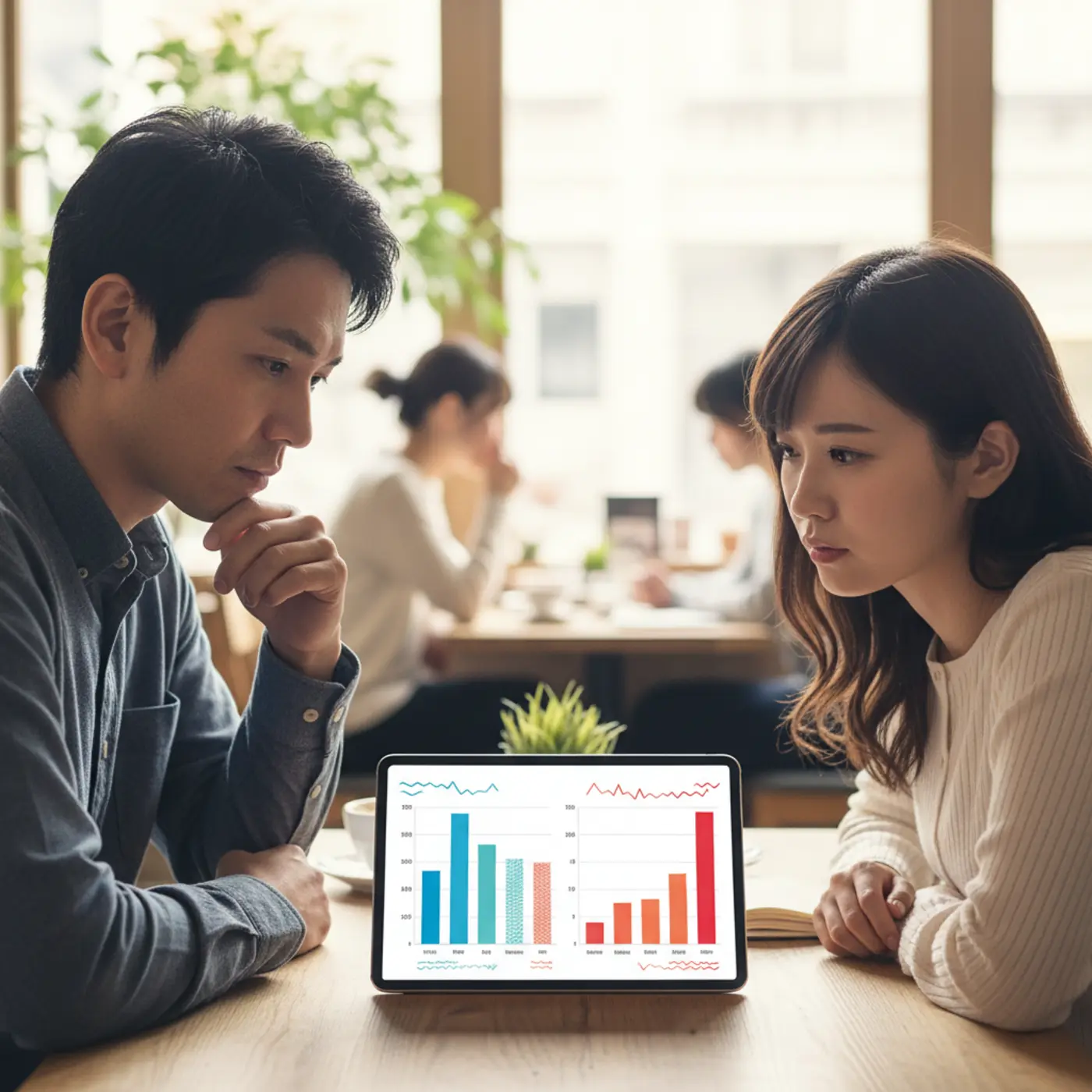 別れた恋人との復縁確率を状況別に分析した統計データのグラフ画像。感情的な別れとそうでない場合の復縁の可能性が数値で示され、恋愛に悩む人が客観的に判断するのに役立つ。