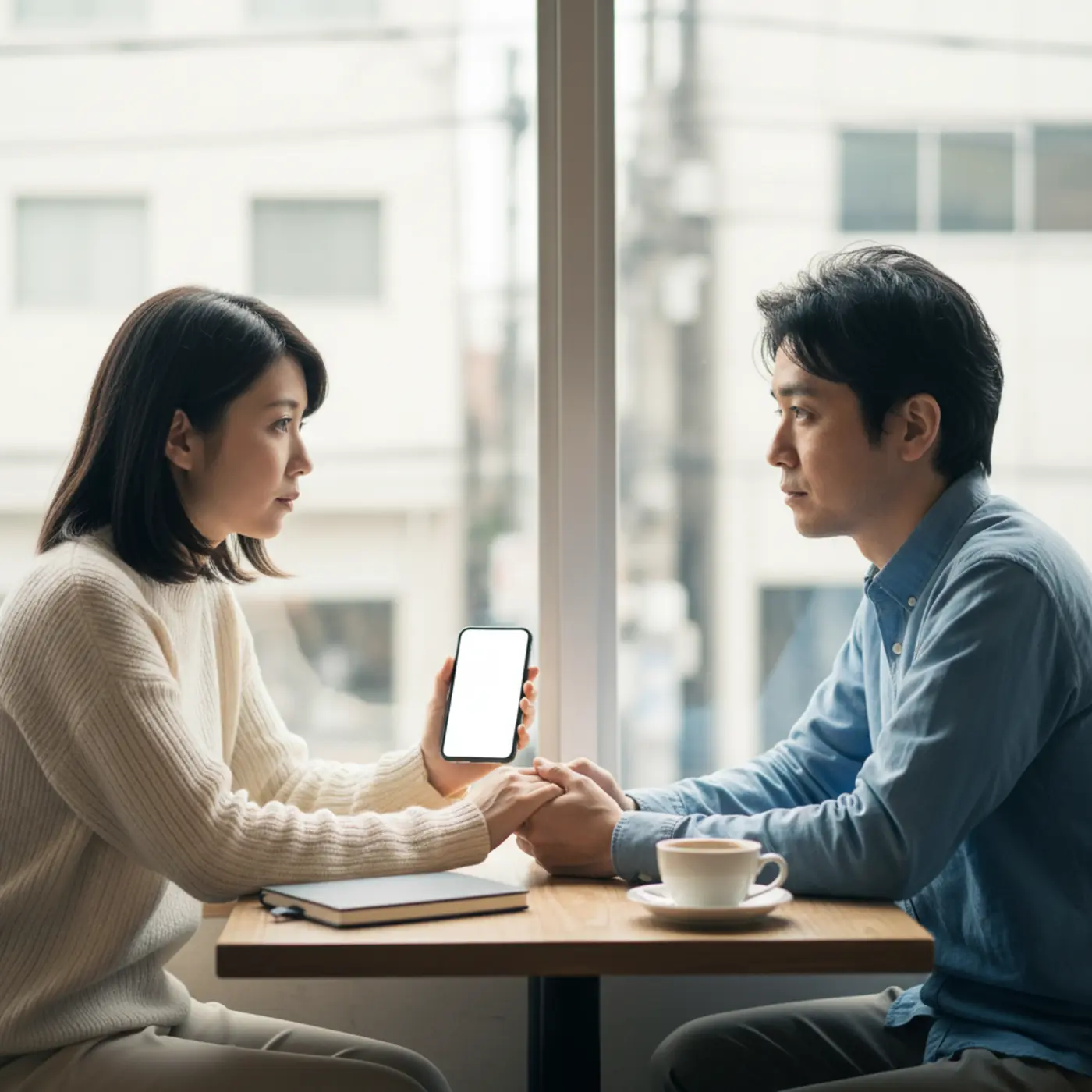 別れた後の復縁の可能性について悩む男女のイラスト。男性と女性では恋愛の記憶の仕方が違うため、性別による心理傾向を理解することが復縁への鍵となる。