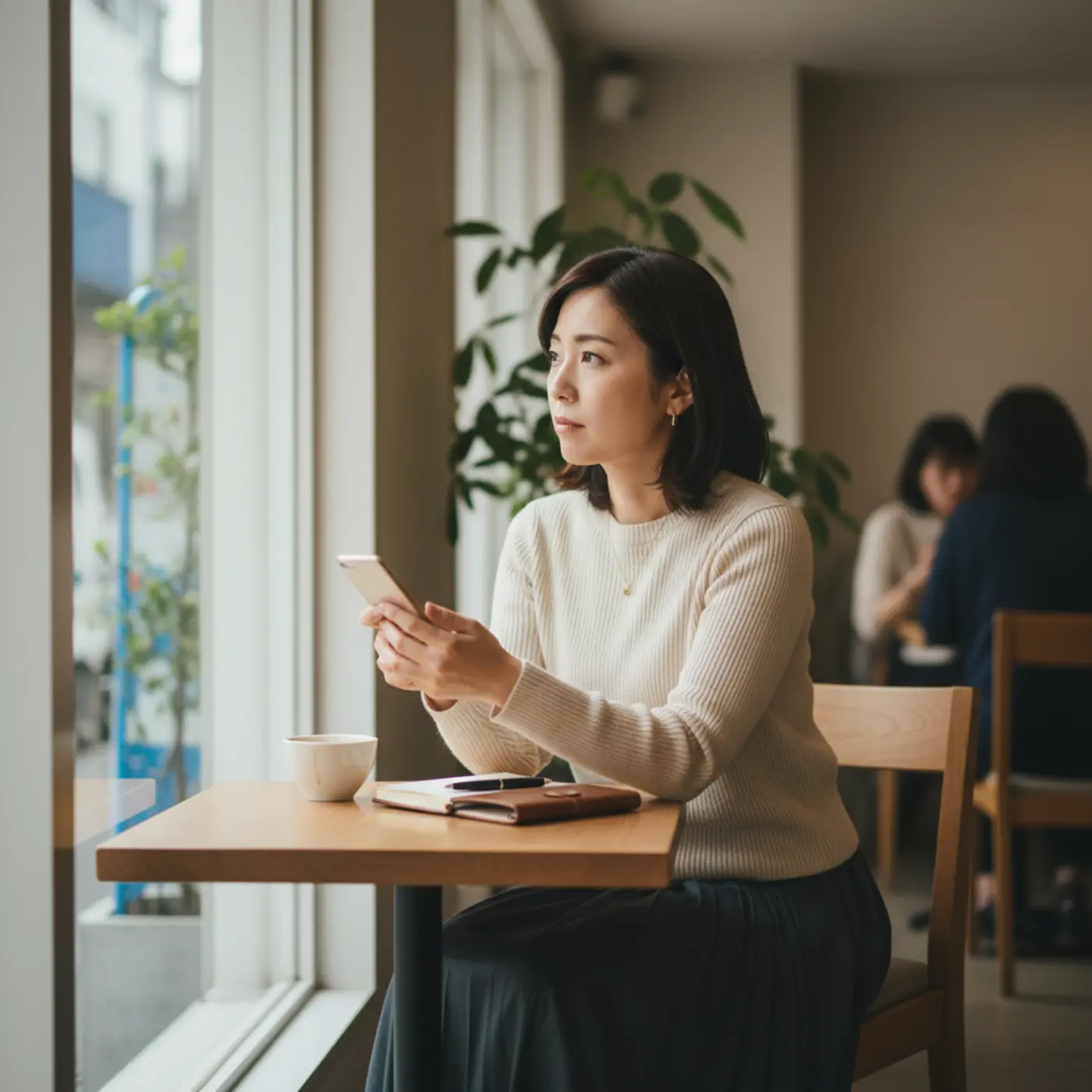 別れた恋人との復縁を願い、関係の再構築について真剣に考える女性。感情的にならず、新しい関係を築くための戦略的なルールを守ることの重要性を示唆しています。