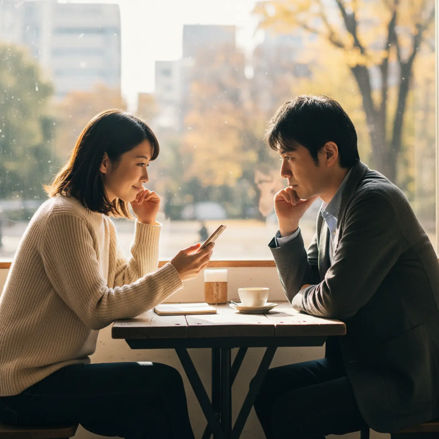 元彼との復縁を望む女性向けに、男性が「復縁したい」と思う瞬間や心理を解説するイメージ。彼からの脈ありサインを見極め、適切なタイミングでアプローチする方法がわかる。