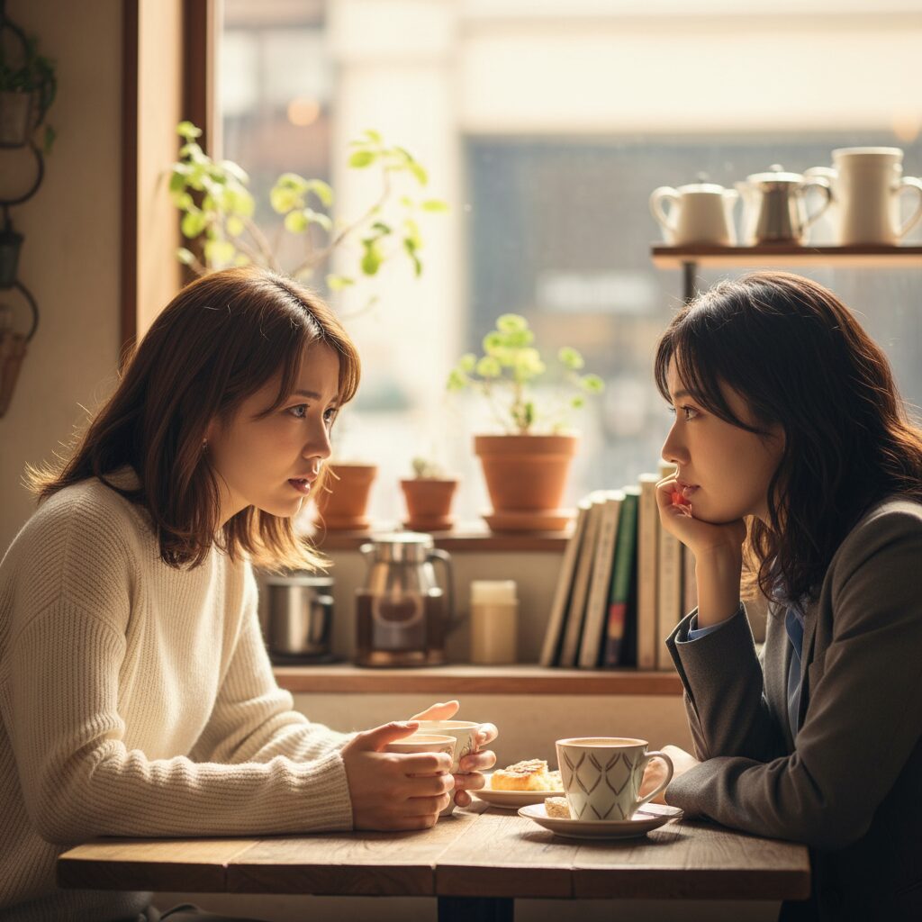 信頼できる人や専門家に話す